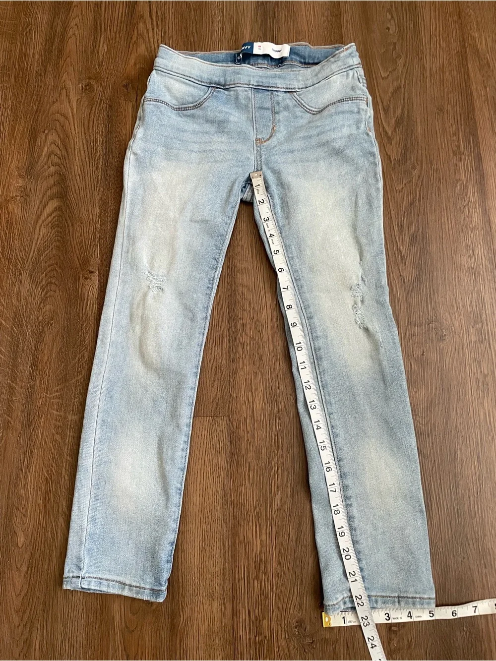 Old Navy Light Wash Girls Jeans Jeggings - Casual Skinny Fit Size M 8
